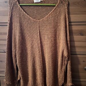 Brown Knit Sweater
